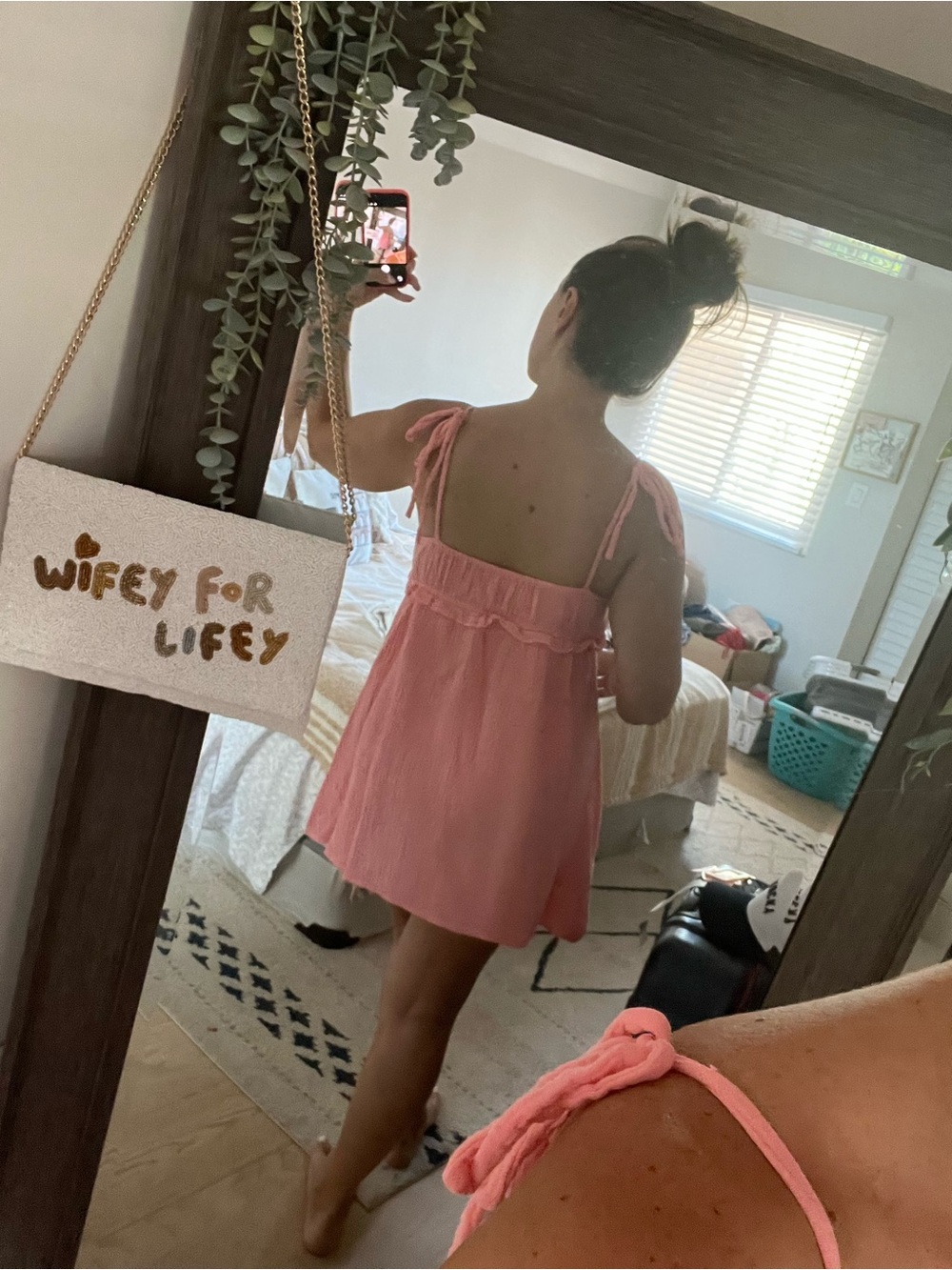 Pink Lily Tie Strap Mini Dress - Picture 4 of 6